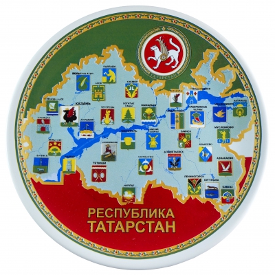 Republic of Tatarstan, Map
