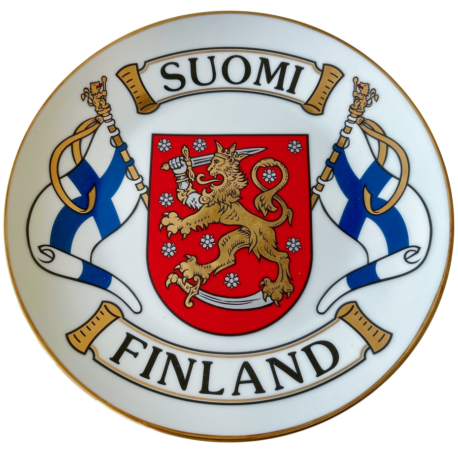 Flag and Coat of Arms of Finland