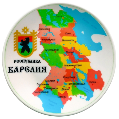 Republic of Karelia,Map