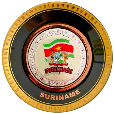 Suriname, Flag and Coat of Arms
