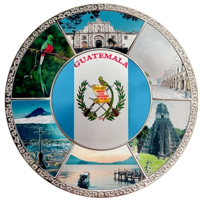 Flag and Coat of Arms of Guatemala