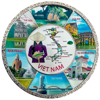 Map of Vietnam and Major Attractions