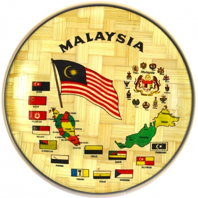Flag, Coat of Arms and Map of Malaysia